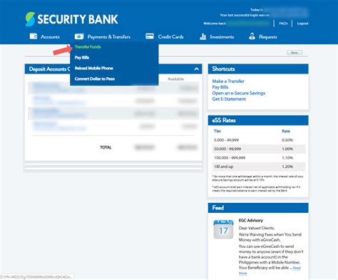 Security Bank web .